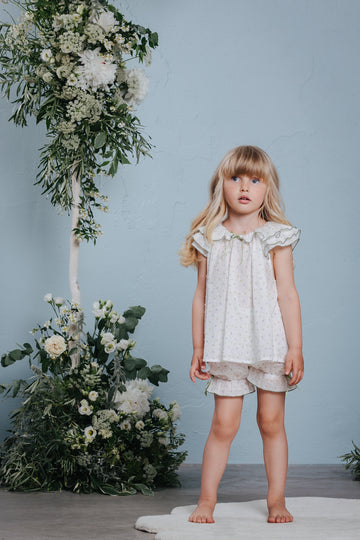 Vintage-inspired children’s pyjama set Amelia