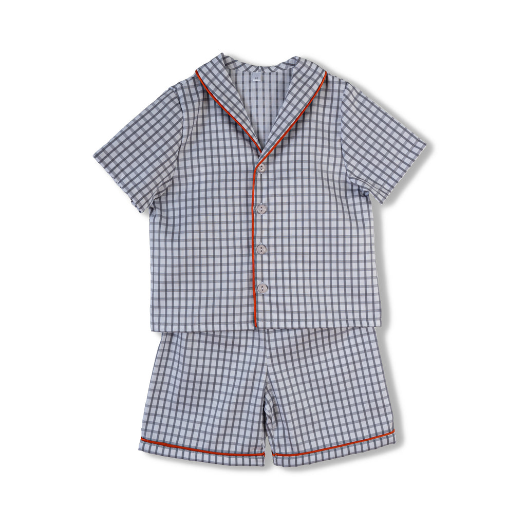 Classic boys’ cotton pyjama set Samuel - short-sleeved