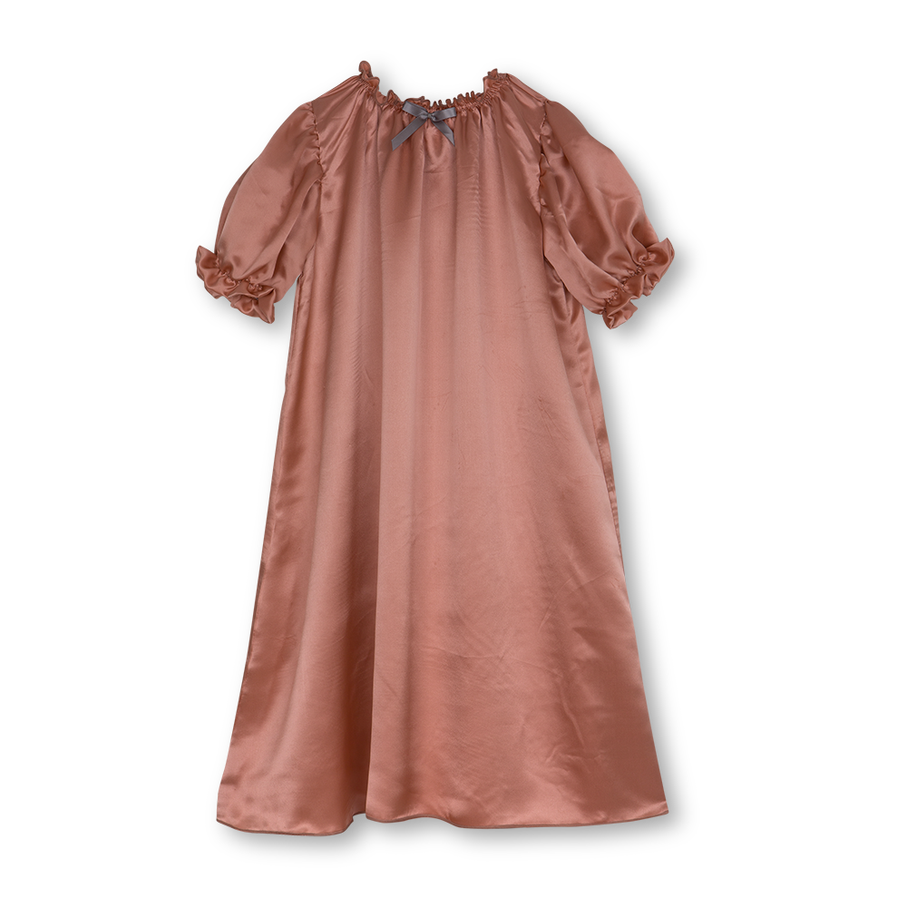 Antonia delicate and graceful silk nightdress for girls - comfortable & skin friendly