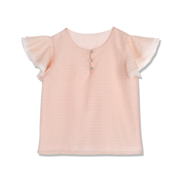 Beautiful blouse Leila for kids - girls blouse for warm days