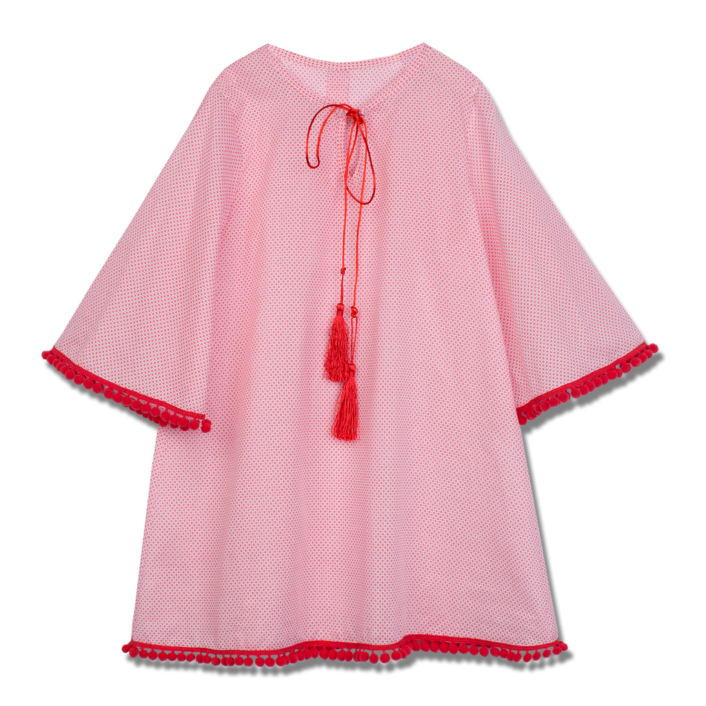 Girls beach tunic Sabina - sun protecting tunic for kids