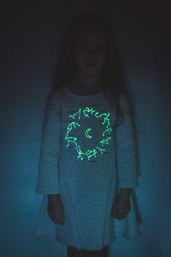 Children's nightdress Faye - glow in the dark kids' nighties 